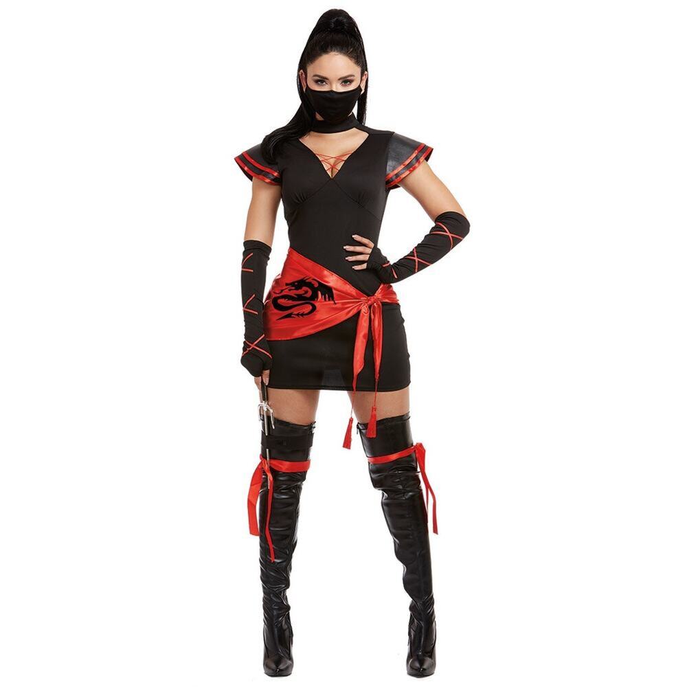 NEW Dreamgirl Ninja Sexy Halloween Costume Size XL